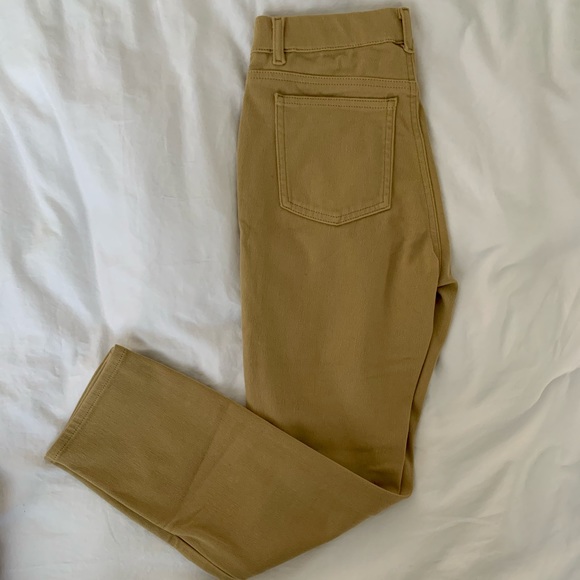 Khaki stretch denim - Picture 2 of 6
